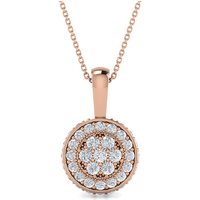 MOH Cluster Necklace Review: 18K Rose Gold & Natural Diamonds for Elegant Style